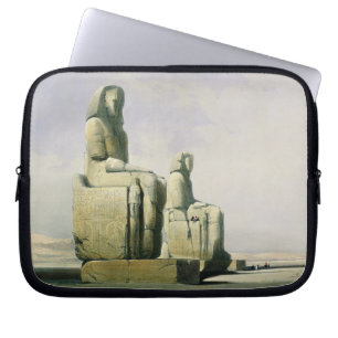 Thebes, December 4th 1838, detail of the colossi o Laptop Sleeve