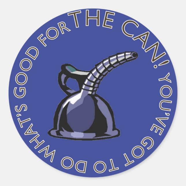 thecan3 classic round sticker (Front)
