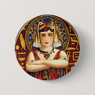 Theda Bara as Cleopatra Vintage Movie 2 Inch Round Button