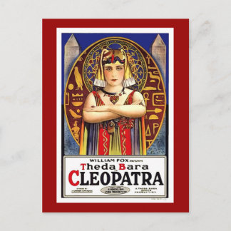 Theda Bara as Cleopatra Vintage Movie Postcard