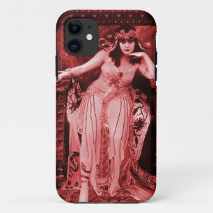 Theda Bara Cleopatra iPhone 5 Coque rouge noir