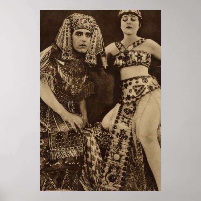 Theda Bara dans Cléopâtre Poster Silencieux (Devant)