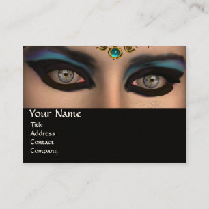 THEDA ,Beauty,Salon,Spa,Makeup Artist Blue ,Black Business Card
