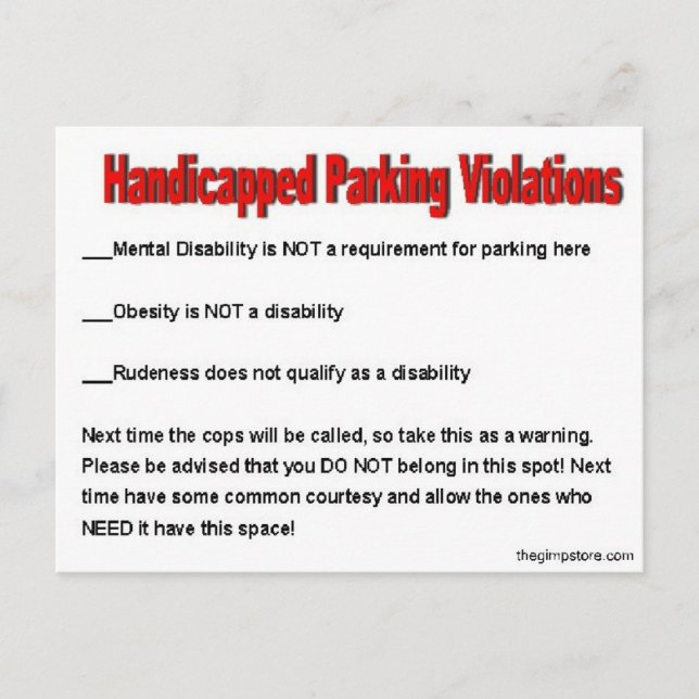 thegimpstore.com postcard (Front)