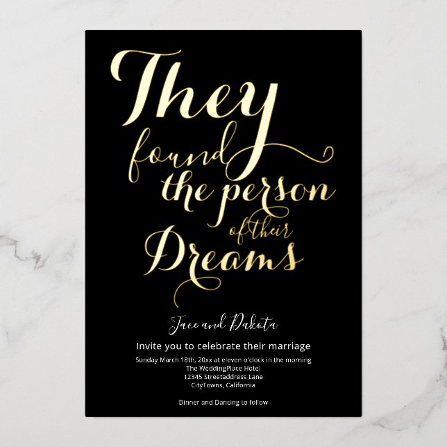 Their Dream Person Non-Binary LGBTQ Wedding (Front)