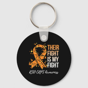 Their Fight Is My Fight Rsd Crps Awareness Keychain