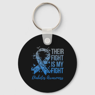 Their Fight Is My Fight Warrior Support Diabetes A Keychain
