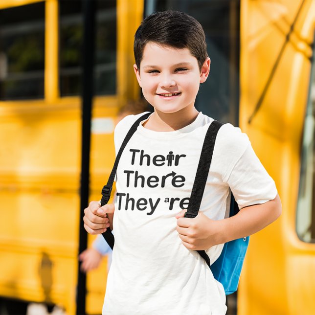 Their There They're Grammar T-Shirt (Creator Uploaded)