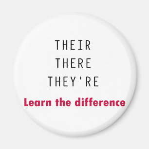 Their There They're Magnet