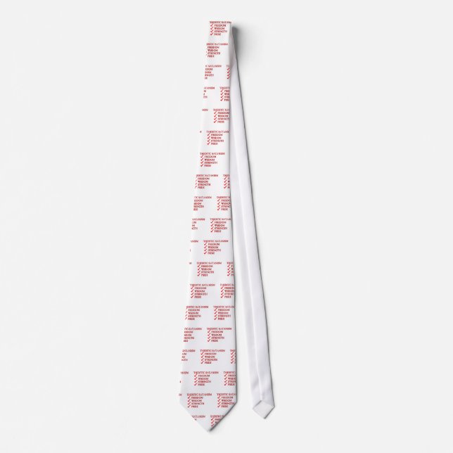 Theistic Satanism/Luciferianism Devotion Tie (Front)