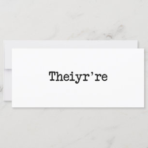 Theiyr're Their There They're Grammer Typo