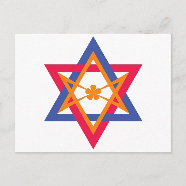 Thelemic Banner Of The East Postcard (Front)