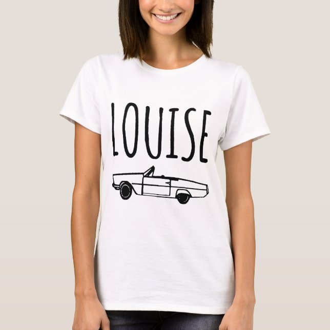 Thelma and Louise CAR image Set of Unisex Grey tri T-Shirt (Front)