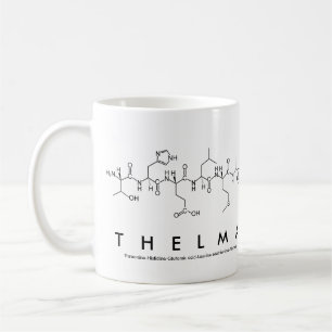 Thelma peptide name mug