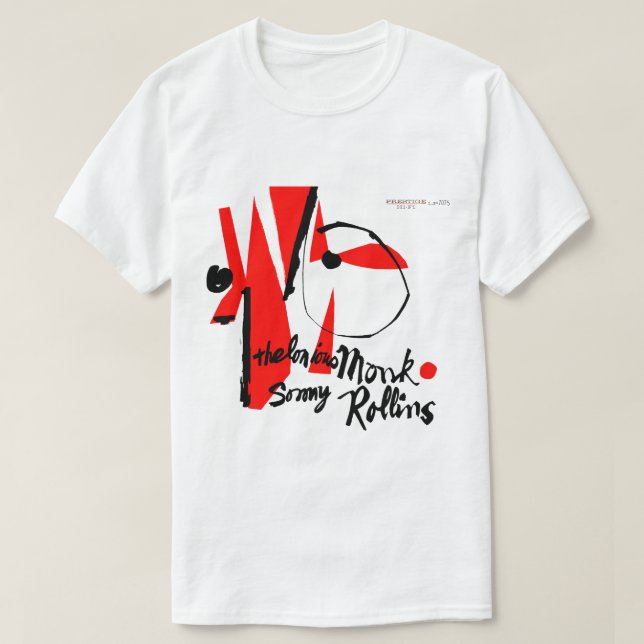 Thelonious Monk And Sonny Rollins Album Cover  T-Shirt (Design Front)
