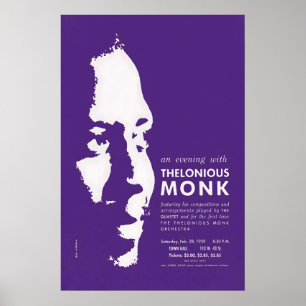 Thelonious Monk jazz poster - Orchestra and