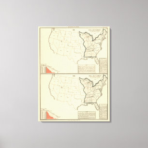 Thematic United States Canvas Print