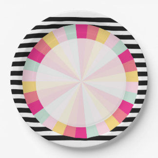 theme birthday paper plates