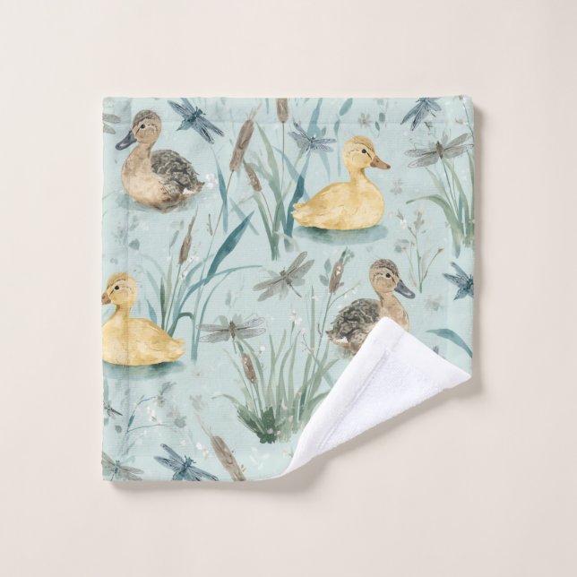 Thème canard  (Gant de toilette)