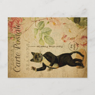 Thème Chat vintage   Carte Postale   Danse des cha