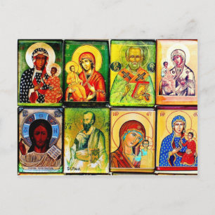 Thème chrétien Carte postale religieuse