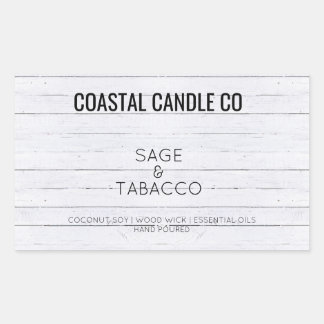 Thème côtier en bois blanc Stickers détendus