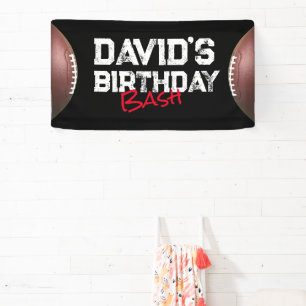 Thème de football Anniversaire Bannière de fête