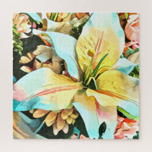 Thème de la nature Puzzle de fleurs adultes