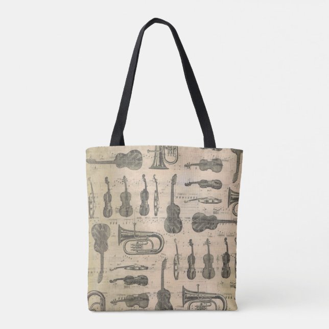 thème de musique sac fourre-tout note de musique (Dos)