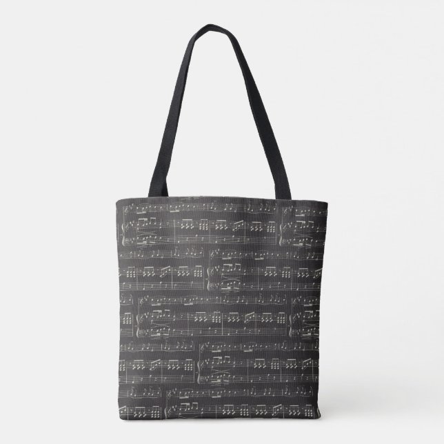 thème de musique sac fourre-tout note de musique (Dos)