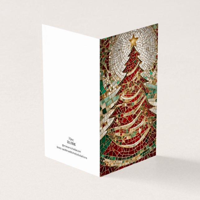 Thème de vacances Noël Arbre étoile Mosaïque (Outside)