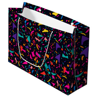 Thème des années 90 Neon Confetti Anniversaire Sac