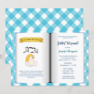 Thème du livre Invitation Baby shower (Garçon)