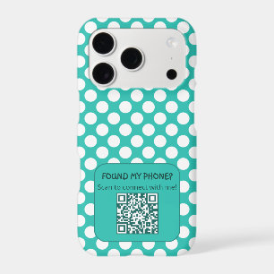 Thème élégant à pois Code QR dynamique intelligent