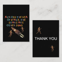 Thème Espace Enfants Merci Cartes de notes
