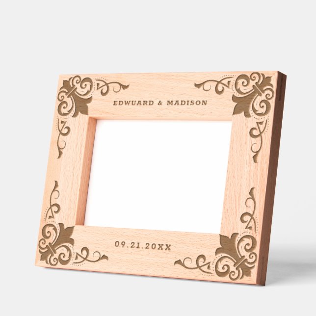 thème mariage cadre décoratif baroque (Gauche)