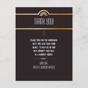 thème PLAT de Gatsby du carte de remerciements 4x5