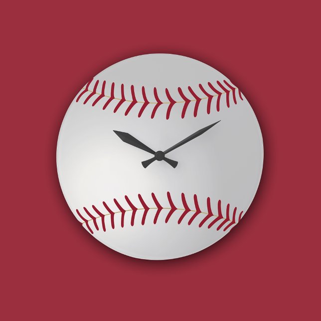 Thème sportif Baseball Mur Horloge (Créateur téléchargé)