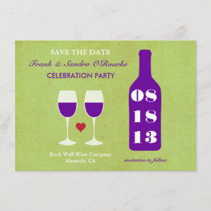 Thème Vin Enregistrer la carte Date