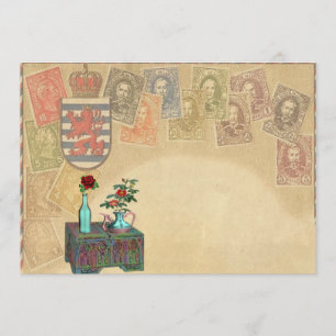 Thème Vintage voyage Enregistrer Les Cartes De Dat