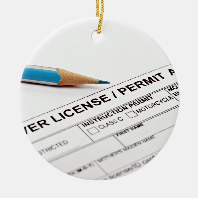 Themed Ceramic Ornament (Front)