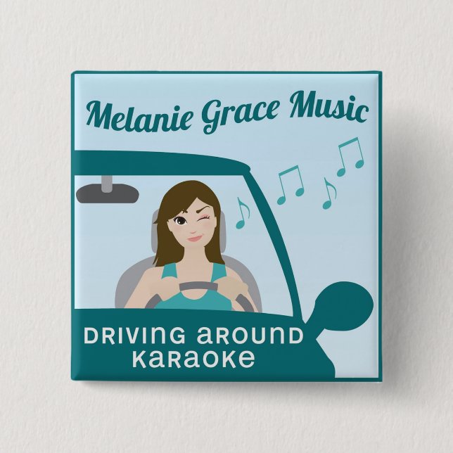 TheMelanieGrace Button (Front)