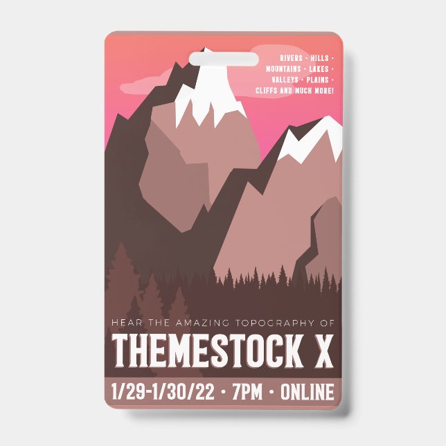 Themestock X Badge "Accès Backstage" (Avant)
