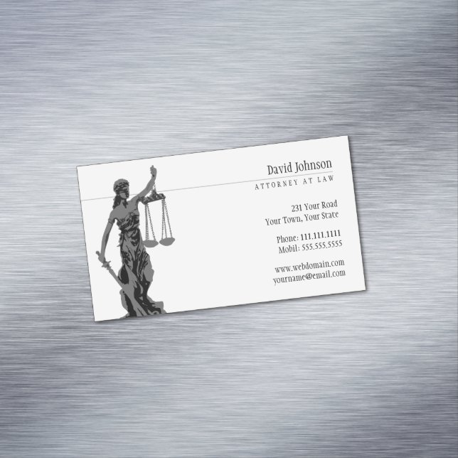 Themis | Law Office Magnetic Business Card (In Situ)