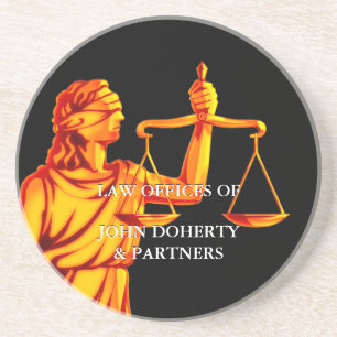 Themis Scales of Justice Coaster