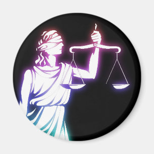 Themis   Scales of Justice Magnet