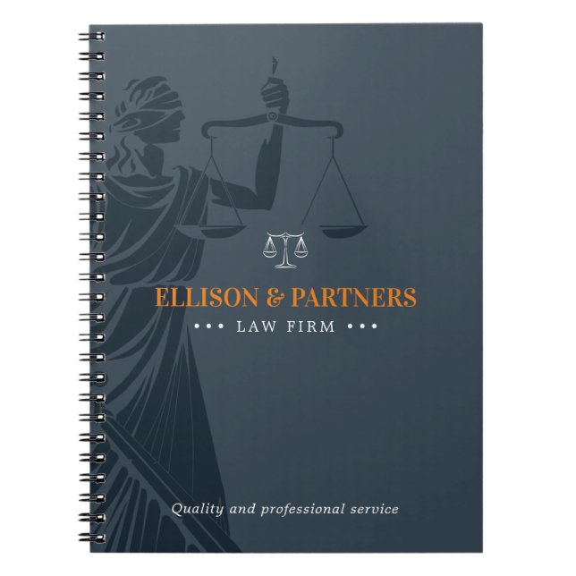 Themis | Scales of Justice Notebook (Front)