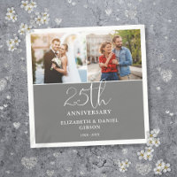 Then And Now 2 Photo 25th Wedding Anniversary