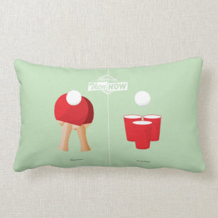 Then And Now: Ping Pong Lumbar Pillow