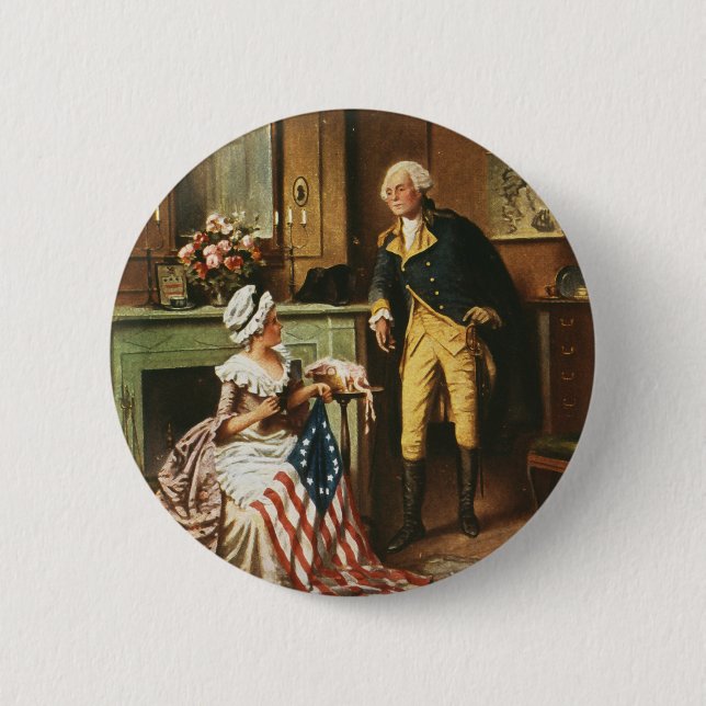 Then Now and Forever by Percy Moran 2 Inch Round Button (Front)